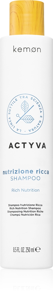 

Actyva nutrizone ricca питательный шампунь для волос Kemon, 250 мл