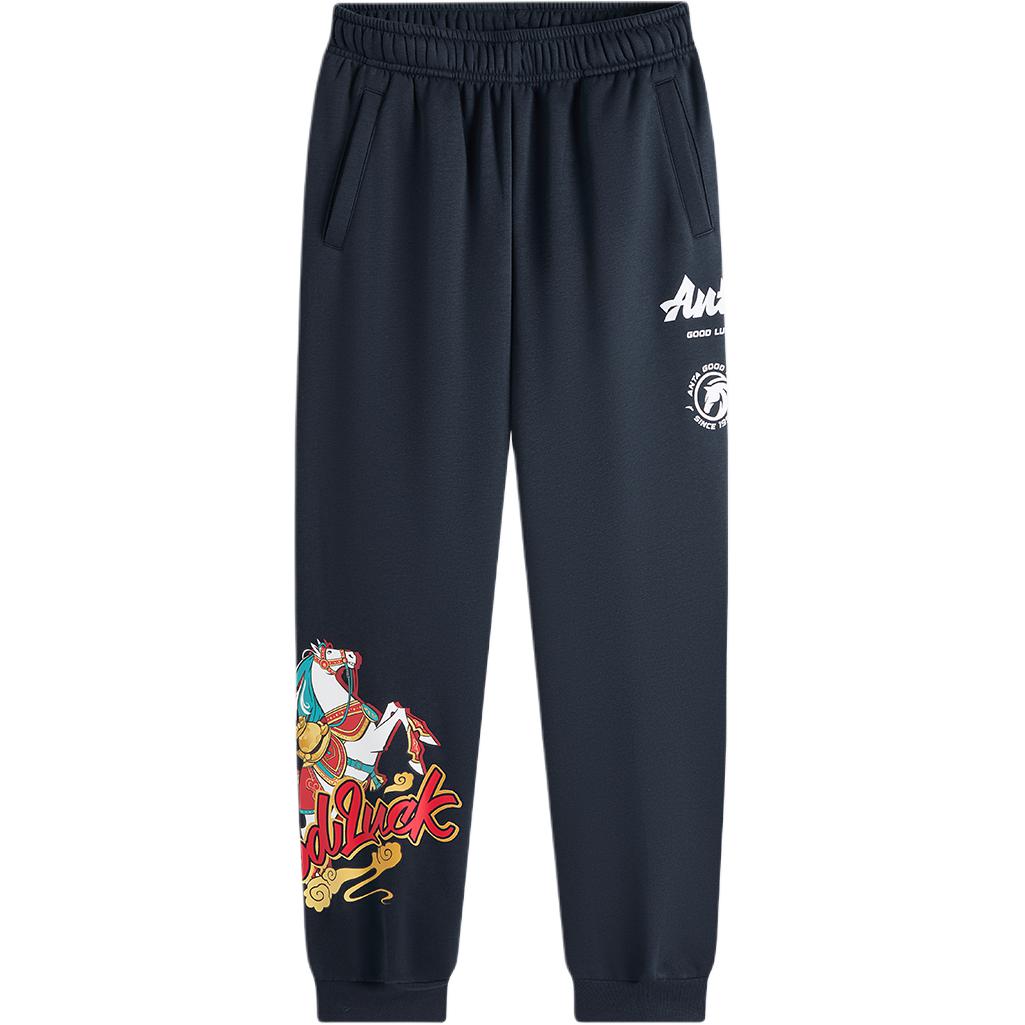 

Детские вязаные спортивные штаны Anta, midnight синий-2 ginger fleece antibacterial warming