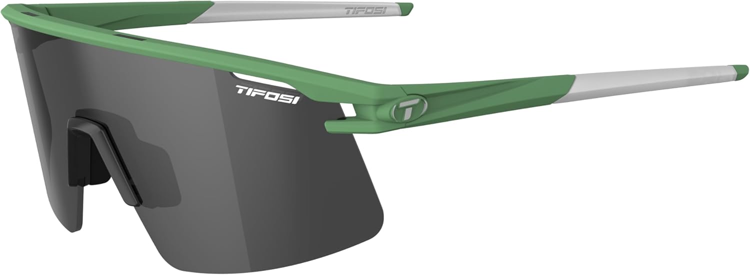 

Солнцезащитные очки для велоспорта Tifosi Moab Lite - идеально подходят для езды на велосипеде, бега, бейсбола и пиклбола - ударопрочные поликарбонатные линзы, Trail Pine (Smoke, Ac Red, Clear)