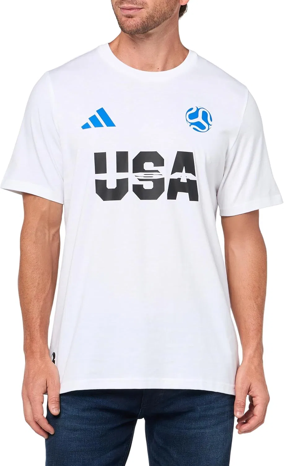 Футболка adidas USA World Cup 2026, White — фото 3