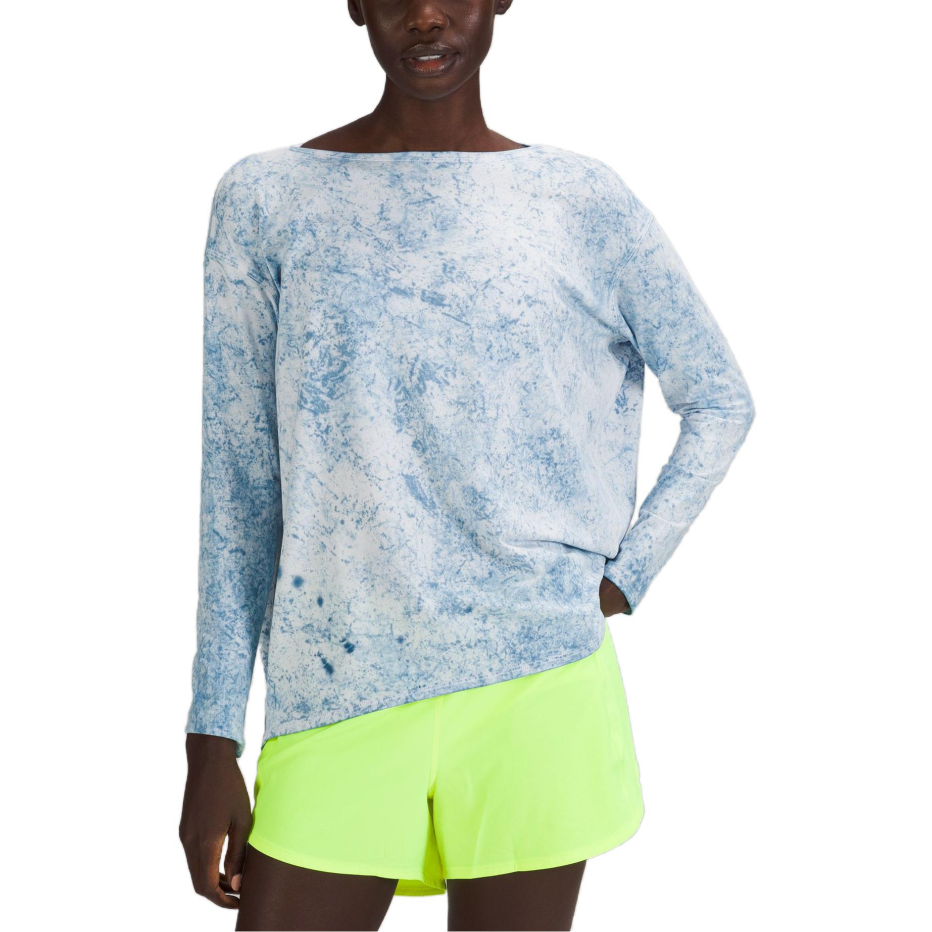 

Футболка Back In Action для женщин Lululemon, синий