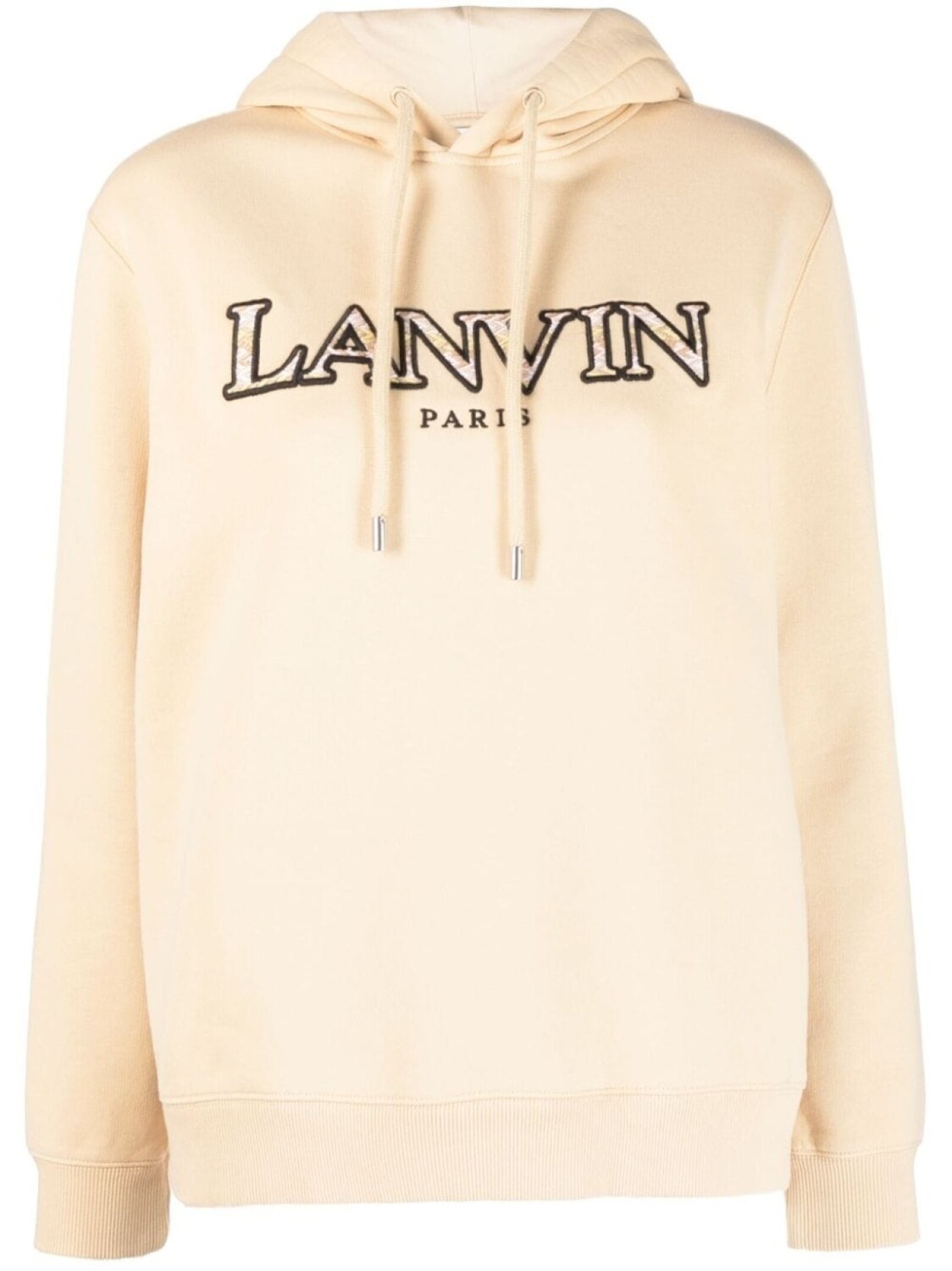 

Lanvin худи с вышитым логотипом, нейтральный цвет