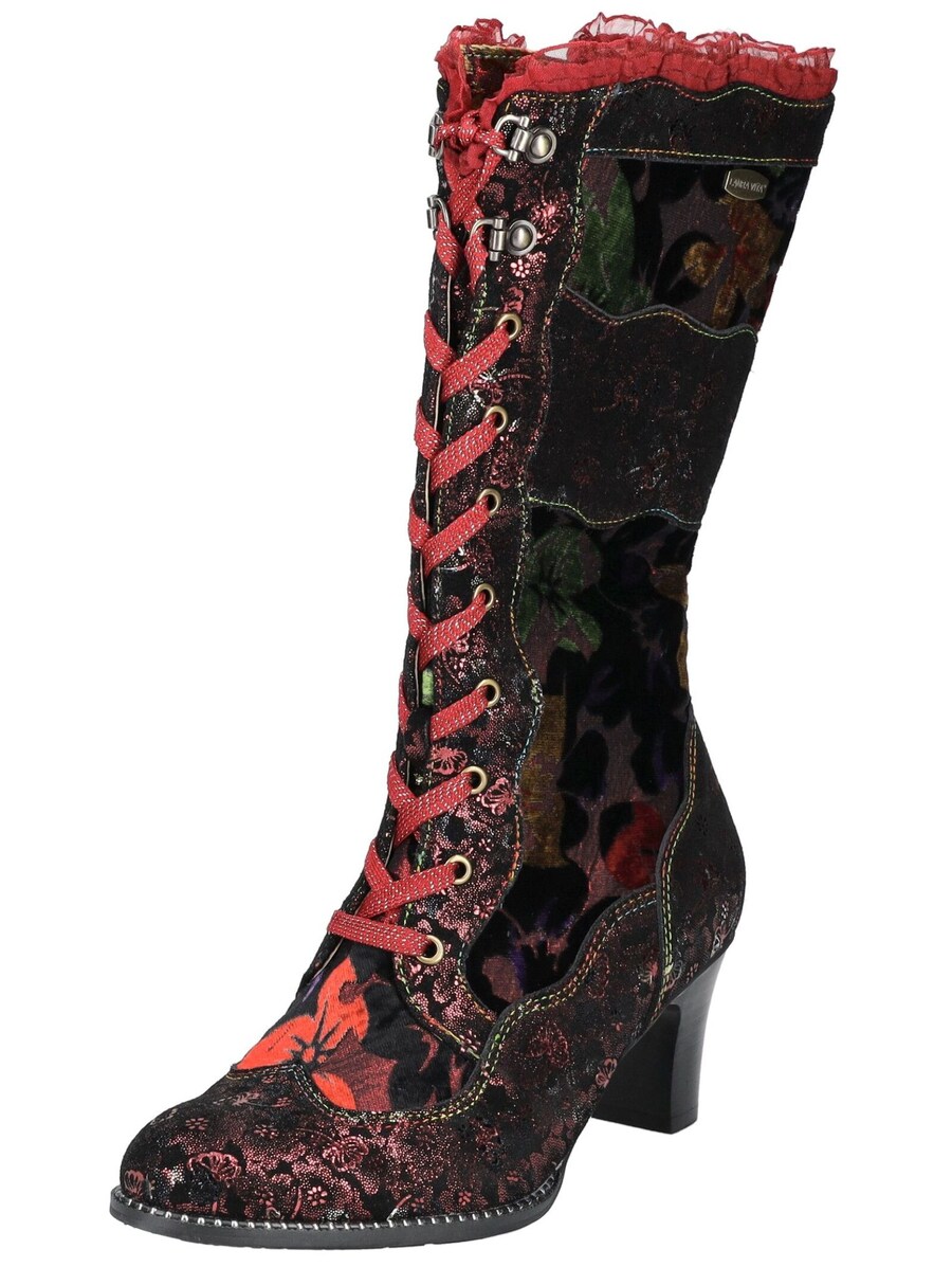 Ботинки на шнуровке Laura Vita Lace-Up Boots, красный