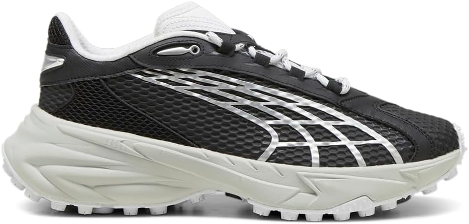 

Мужские кроссовки PUMA Spirex с шнуровкой для скоростей, повседневные - черные