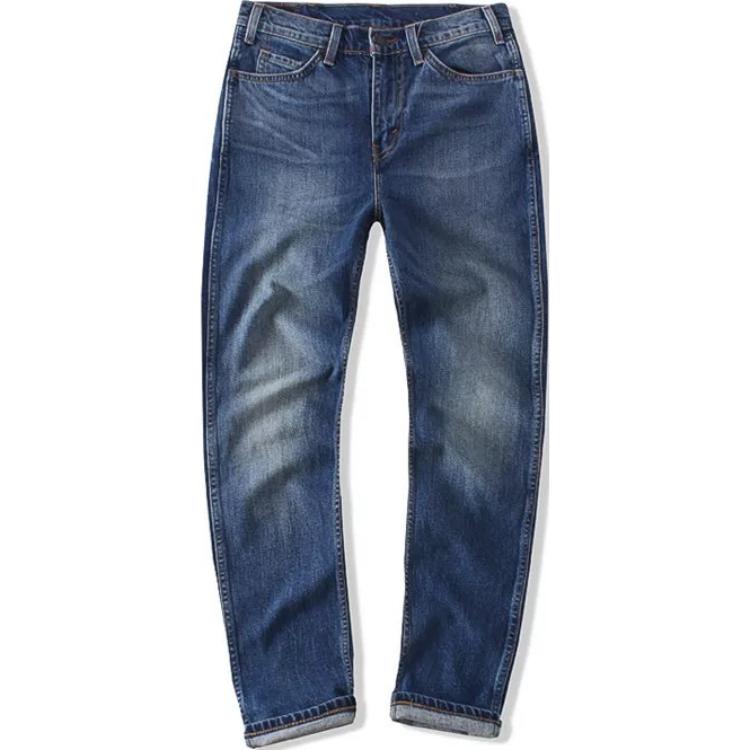 

Levis Джинсы Levi's мужские выстиранные синие оранжевые