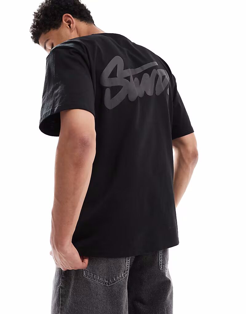 

Футболка Pull&Bear STWD угольного цвета