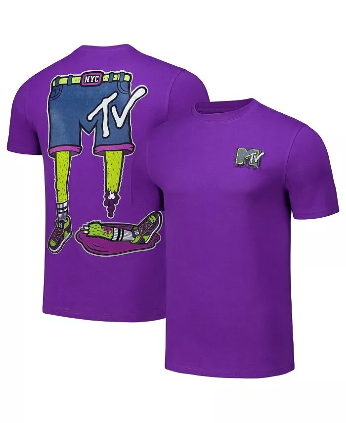 

Мужская фиолетовая футболка MTV Zombie Regular Fit Freeze Max