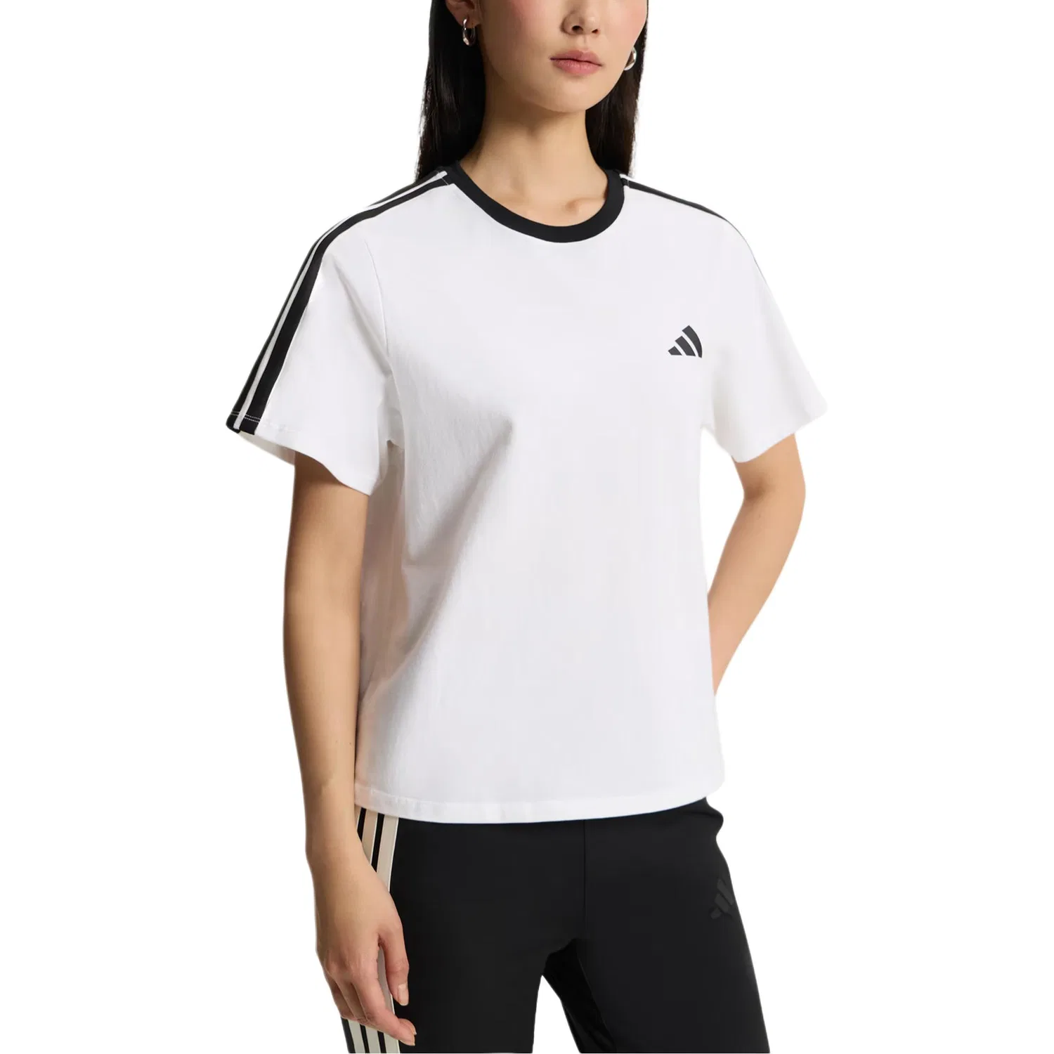 Футболка Dance Women's White с круглым вырезом Adidas — фото 4