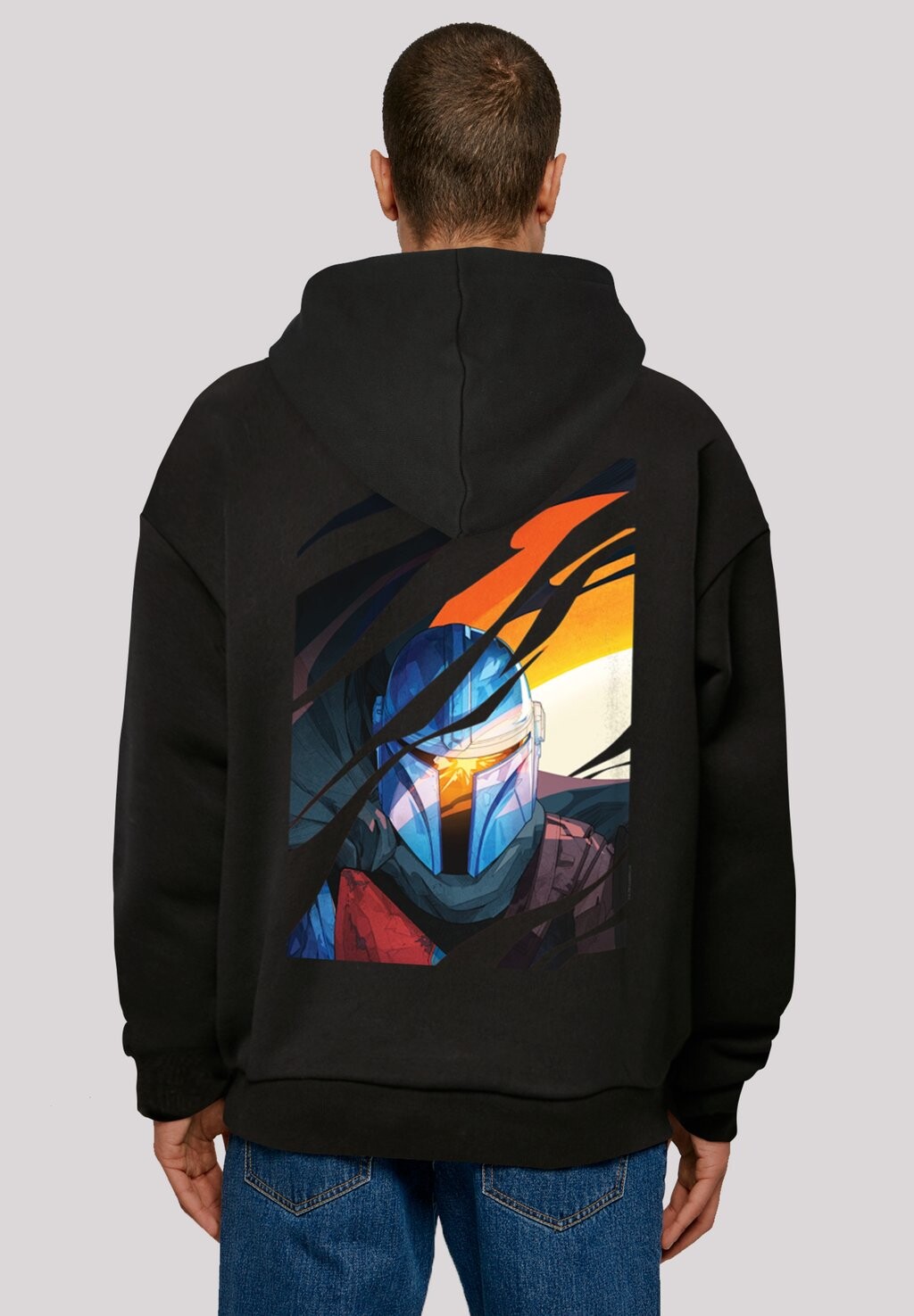 

Толстовка с капюшоном STAR WARS THE MANDALORIAN GLARE F4NT4STIC, черный