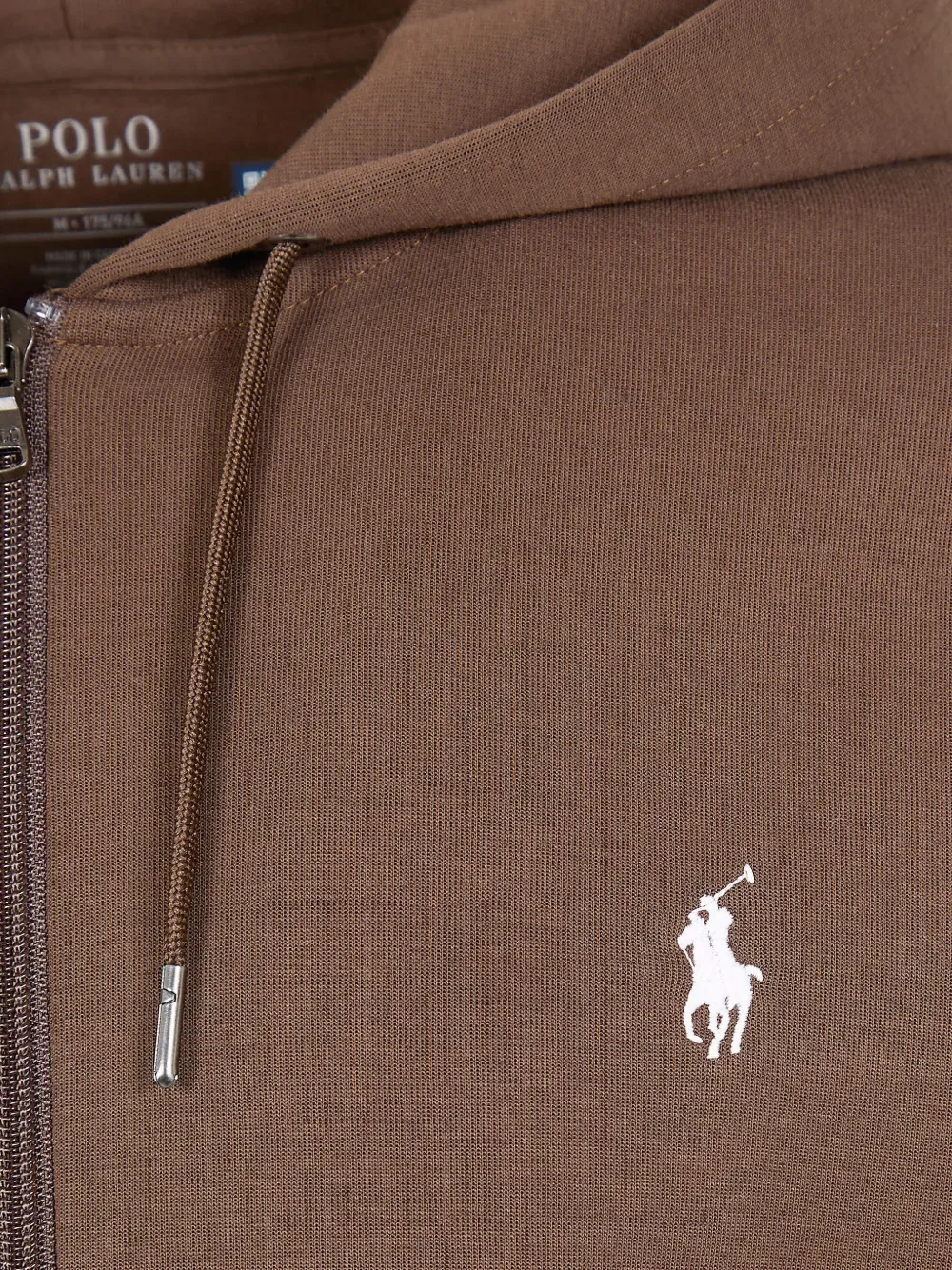 Толстовка на молнии Polo Ralph Lauren, коричневый — фото 3