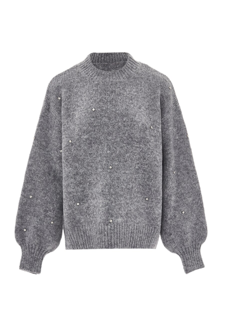 

Тонкий вязаный свитер caissa Sweater, серый