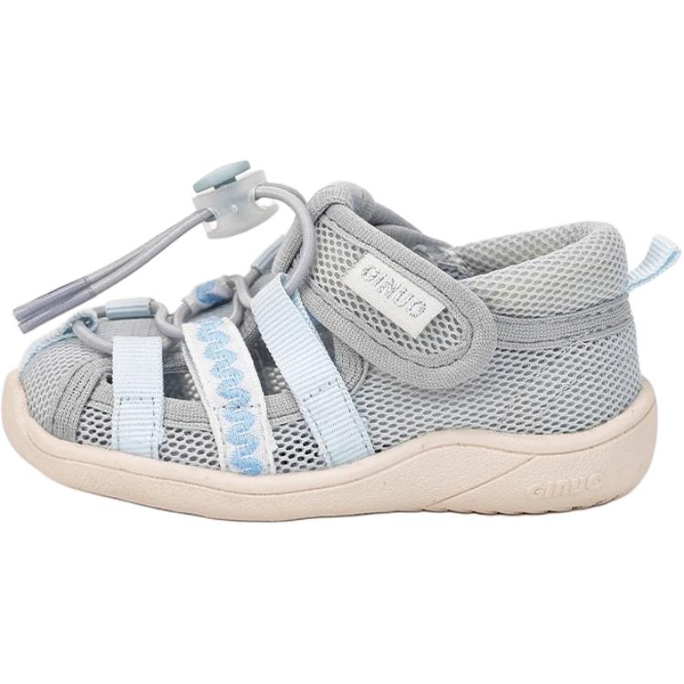 

Непромокаемая амортизация и дышащие низкие детские ботинки для малышей QINUOSHU, серый