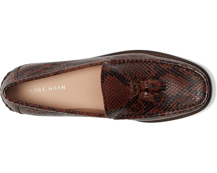 Лоферы Cole Haan Lana Lux Tassel Loafers, цвет Dark Cuoio Snake Print Leather — фото 2