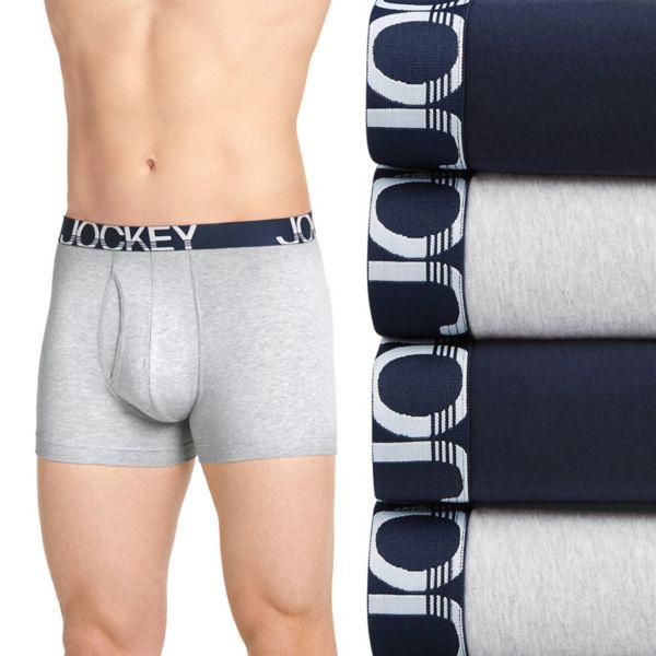 

Бонусный набор из 3+1 мужских трусов-боксеров ActiveStretch Jockey, цвет navy gray assorted