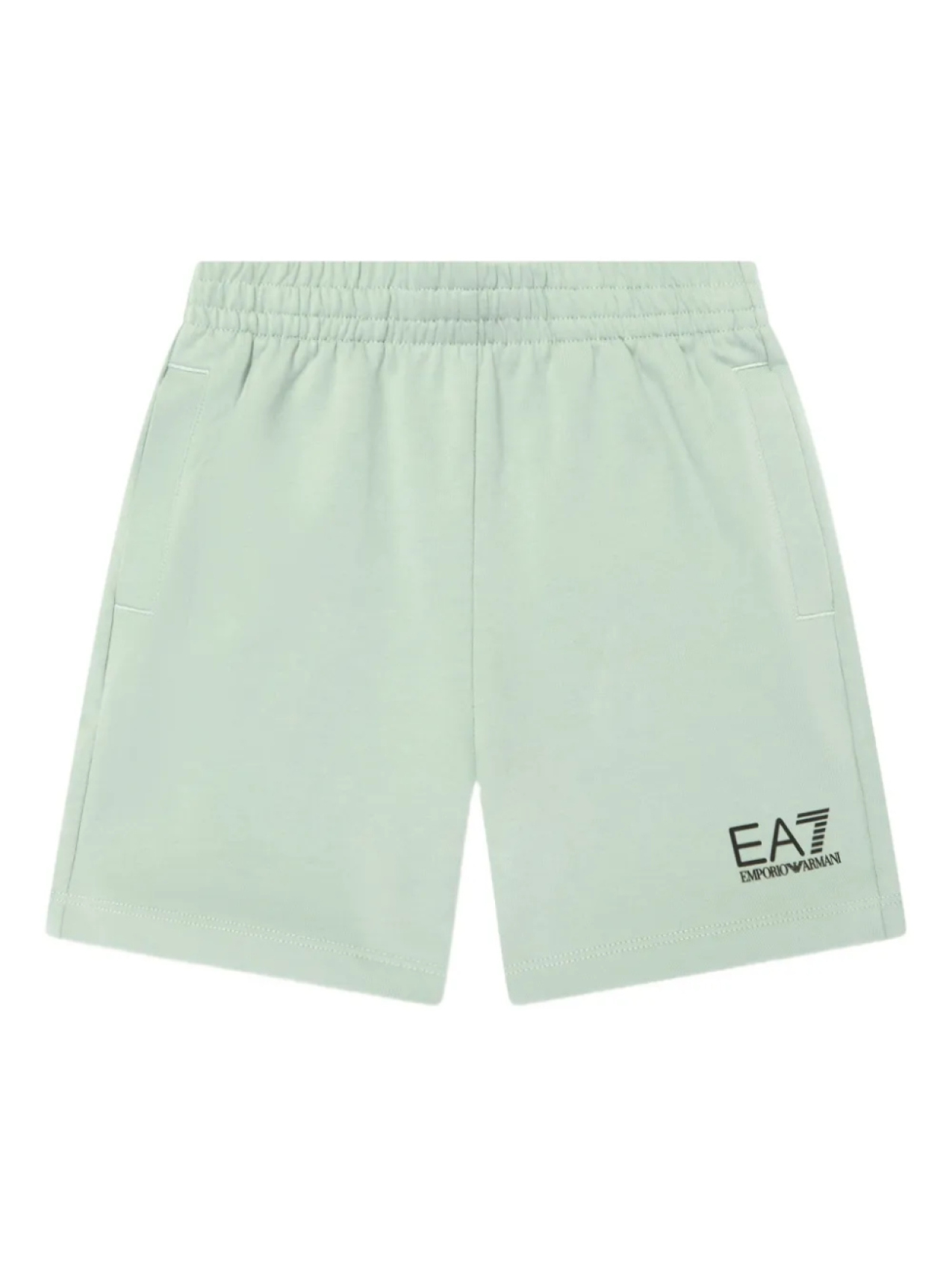 

Детские хлопковые шорты Emporio Armani Emporio Armani Kids, зеленый