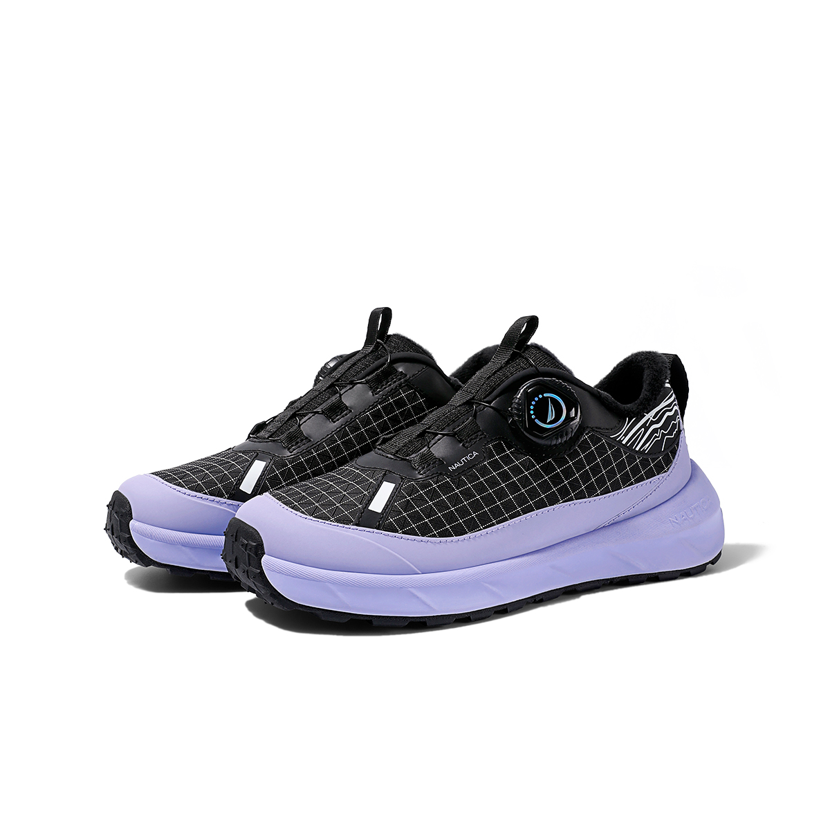 NAUTICA Утепленные ботинки Charcoal Gray Purple для детей — фото 3