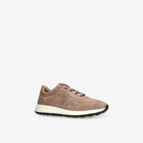 Спортивные кроссовки Tods из замши с низким верхом, коричневый — фото 3