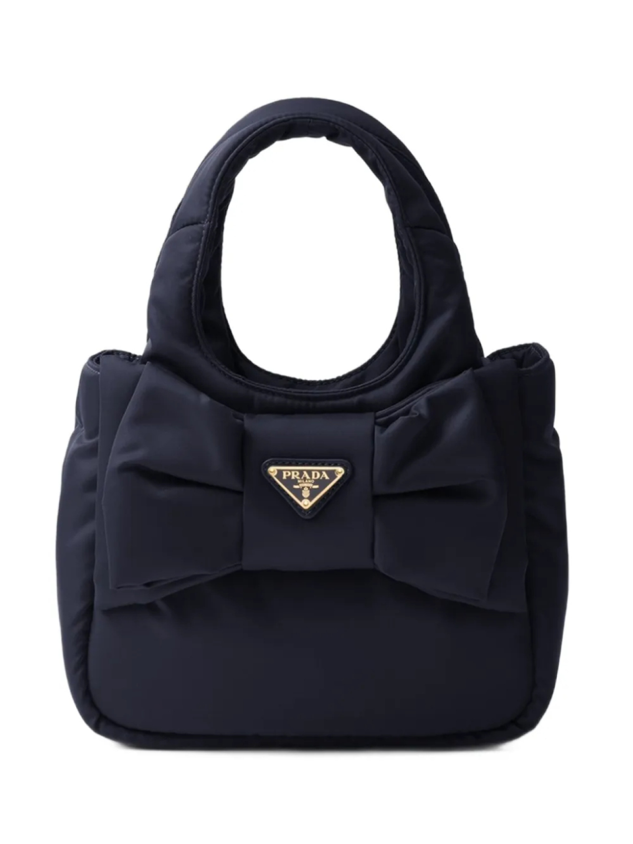 

Prada сумка-тоут с бантом, синий