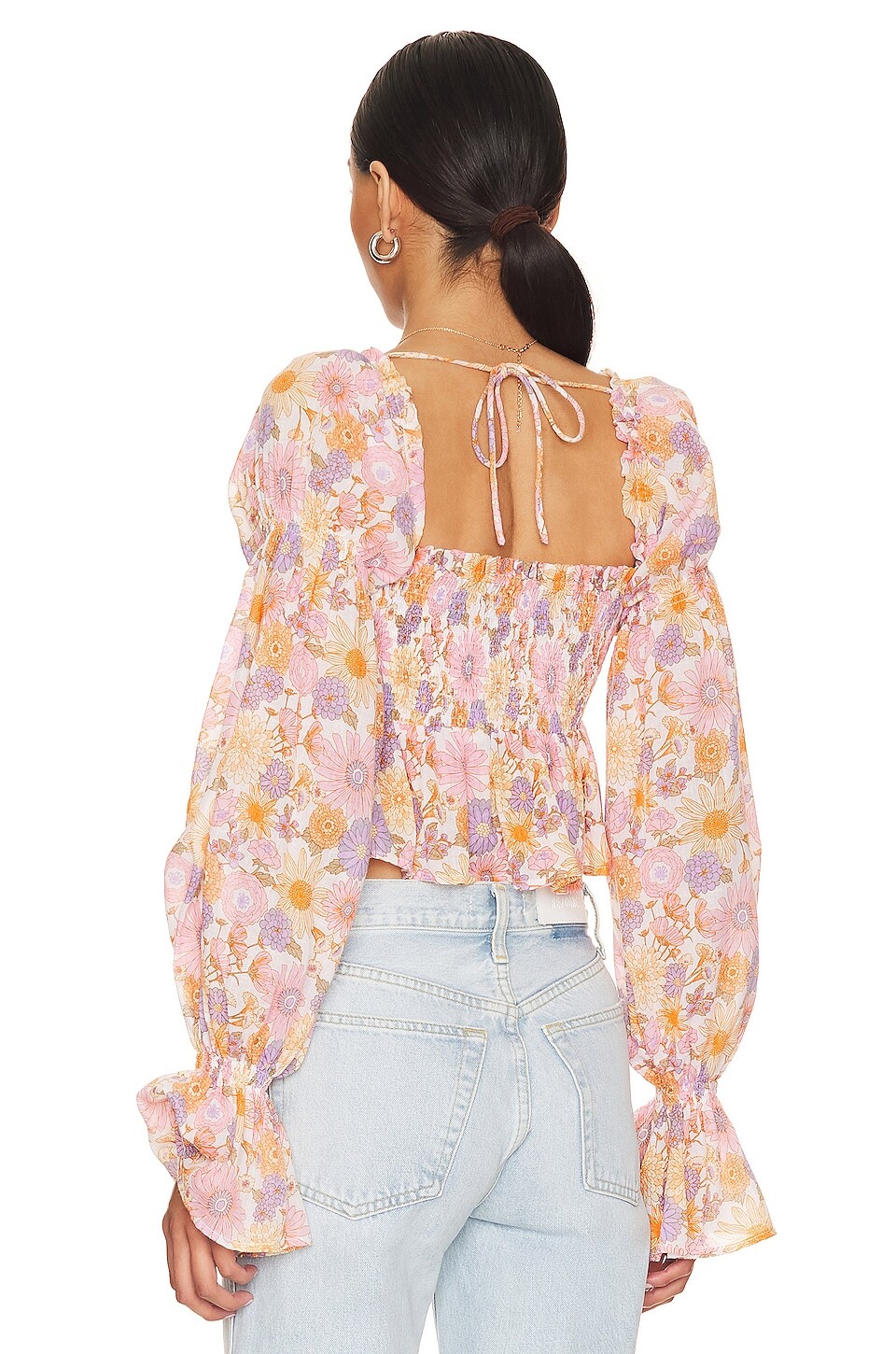 

Топ Tularosa Clemencey, цвет Lilac Retro Floral