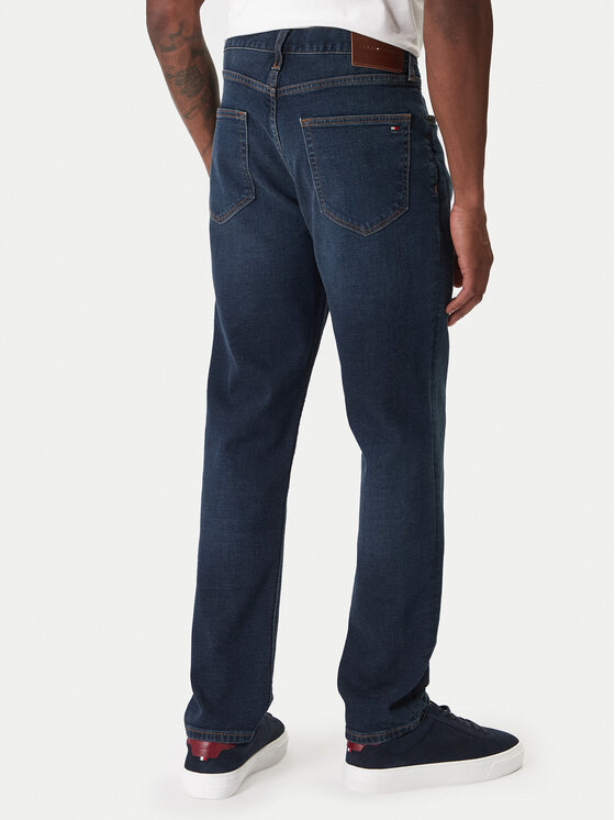 Джинсы straight fit Denton MW0MW41902 Tommy Hilfiger, синий — фото 3