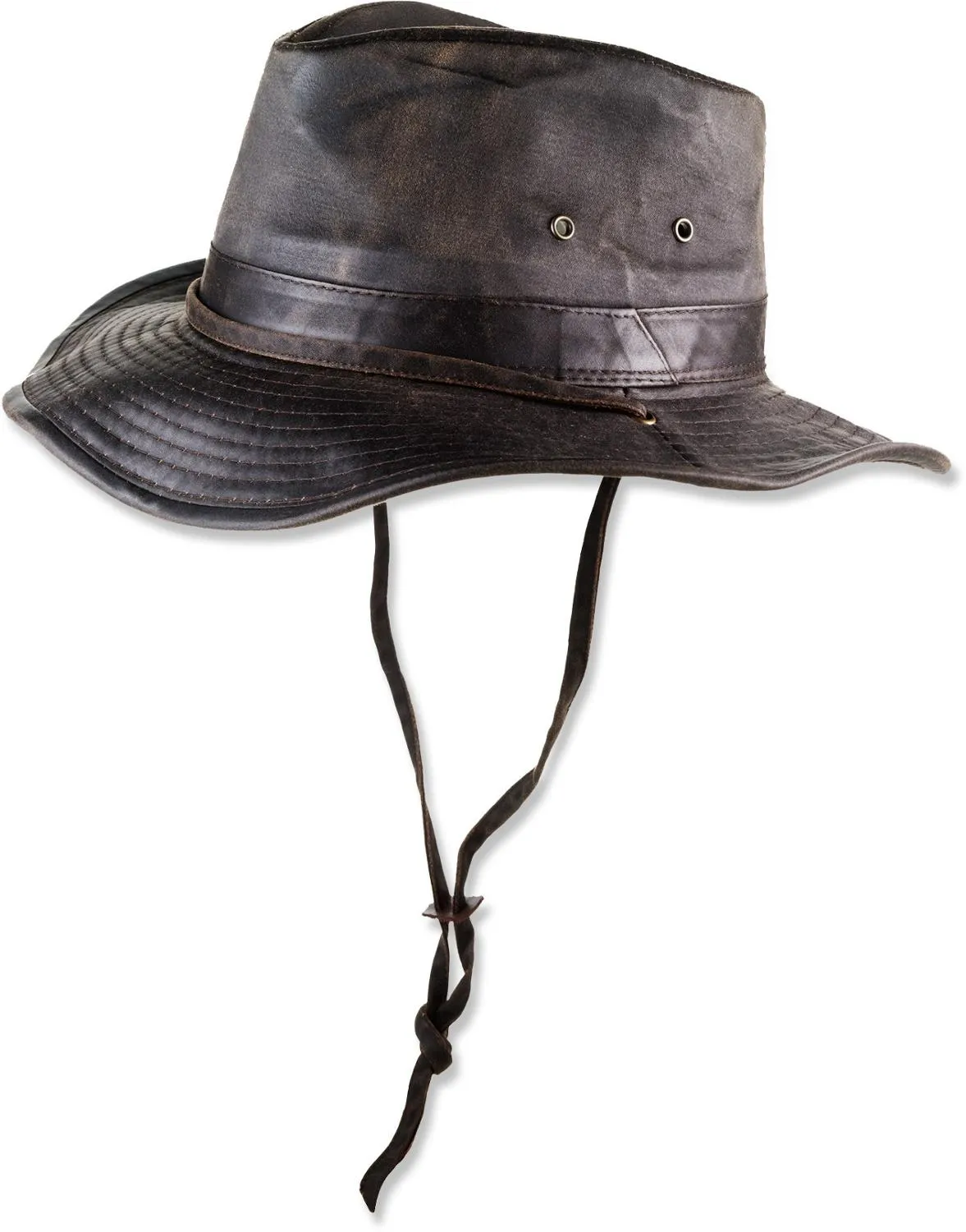 

Изношенная шляпа для походов по бескрайним просторам Dorfman Hat Co., Brown