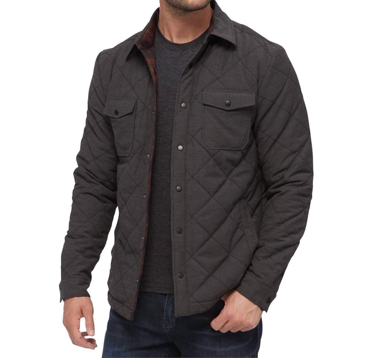 

Стеганая куртка Chapin Flannel Linen, цвет древесный уголь Flags & Anthem, цвет charcoal