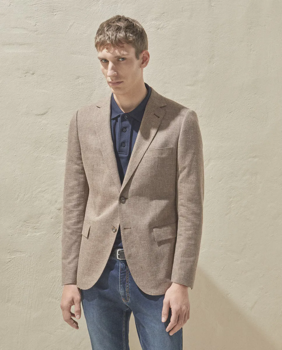 

Мужская куртка из мешковины Dustin, коричневый