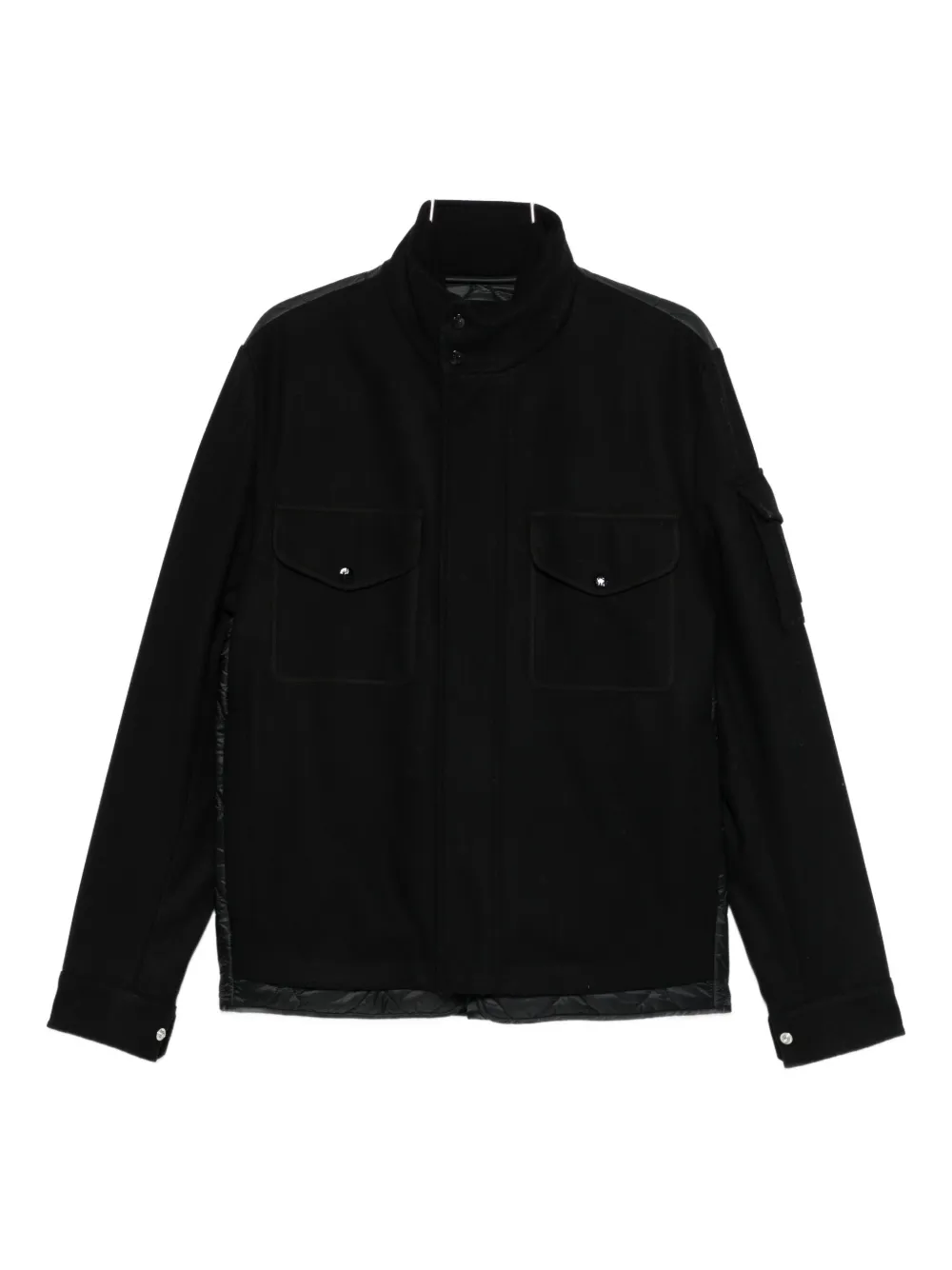 

Стеганая куртка с карманами-клапанами MONCLER, черный