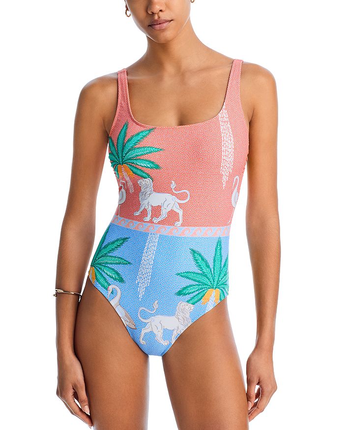 

JW X Paolita Tank One Piece Swimsuit Johnny Was, мультиколор