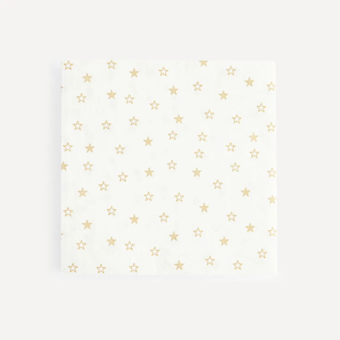 

Упаковка из 20 рождественских бумажных салфеток Little Stars Basics El Corte Inglés, золото