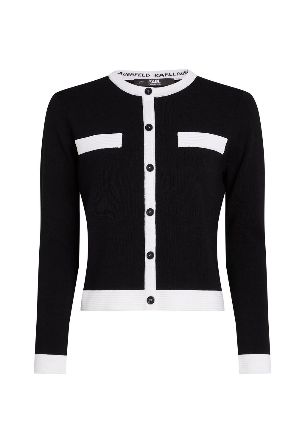 

Кардиган LONG-SLEEVED CLASSIC KARL LAGERFELD, черный