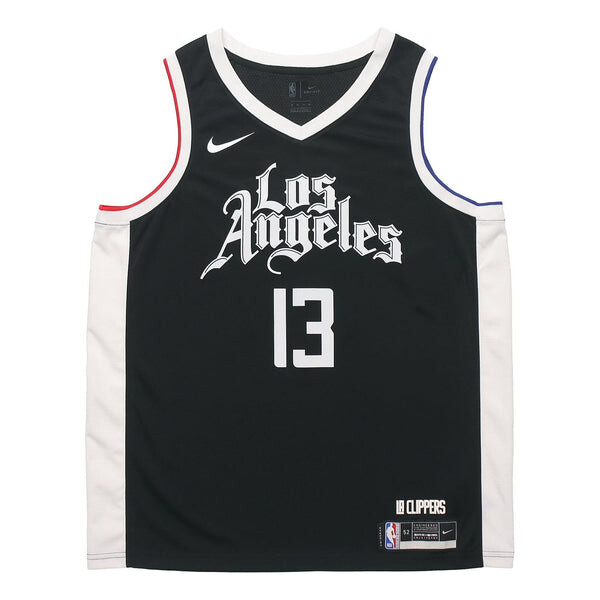 

Футболка nba sw fan edition los angeles clippers paul george no. 13 city edition спортивная баскетбольная майка жилет Nike, черный