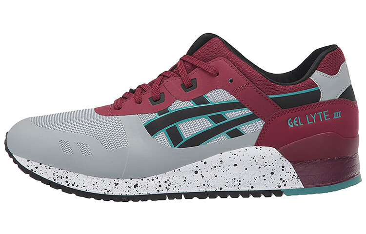 

Кроссовки Gel-Lyte 3 унисекс с низким верхом серые/красные Asics