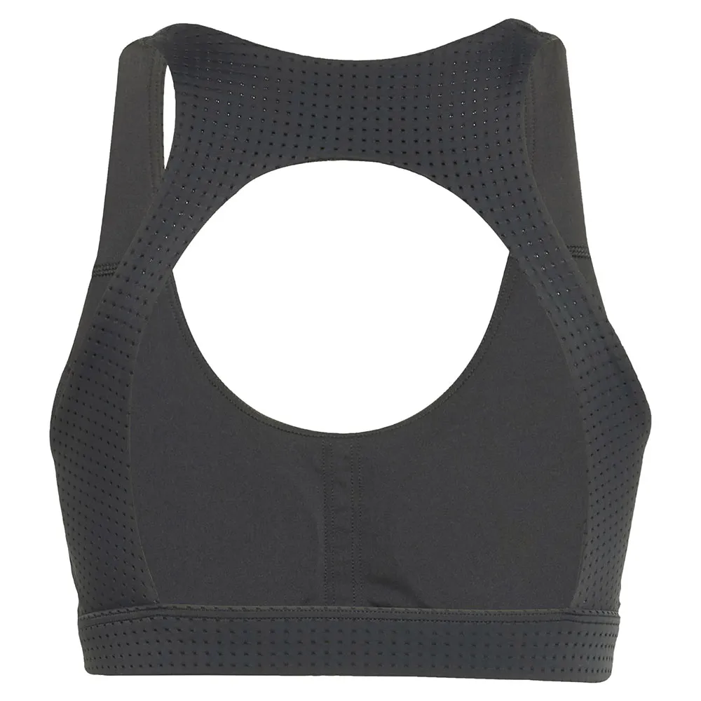 Спортивный бюстгальтер adidas Powerimpact HIIT Medium Impact Sports Bra, черный — фото 4