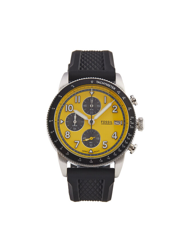 

Часы Sport Tourer FS6044 Fossil, черный/желтый