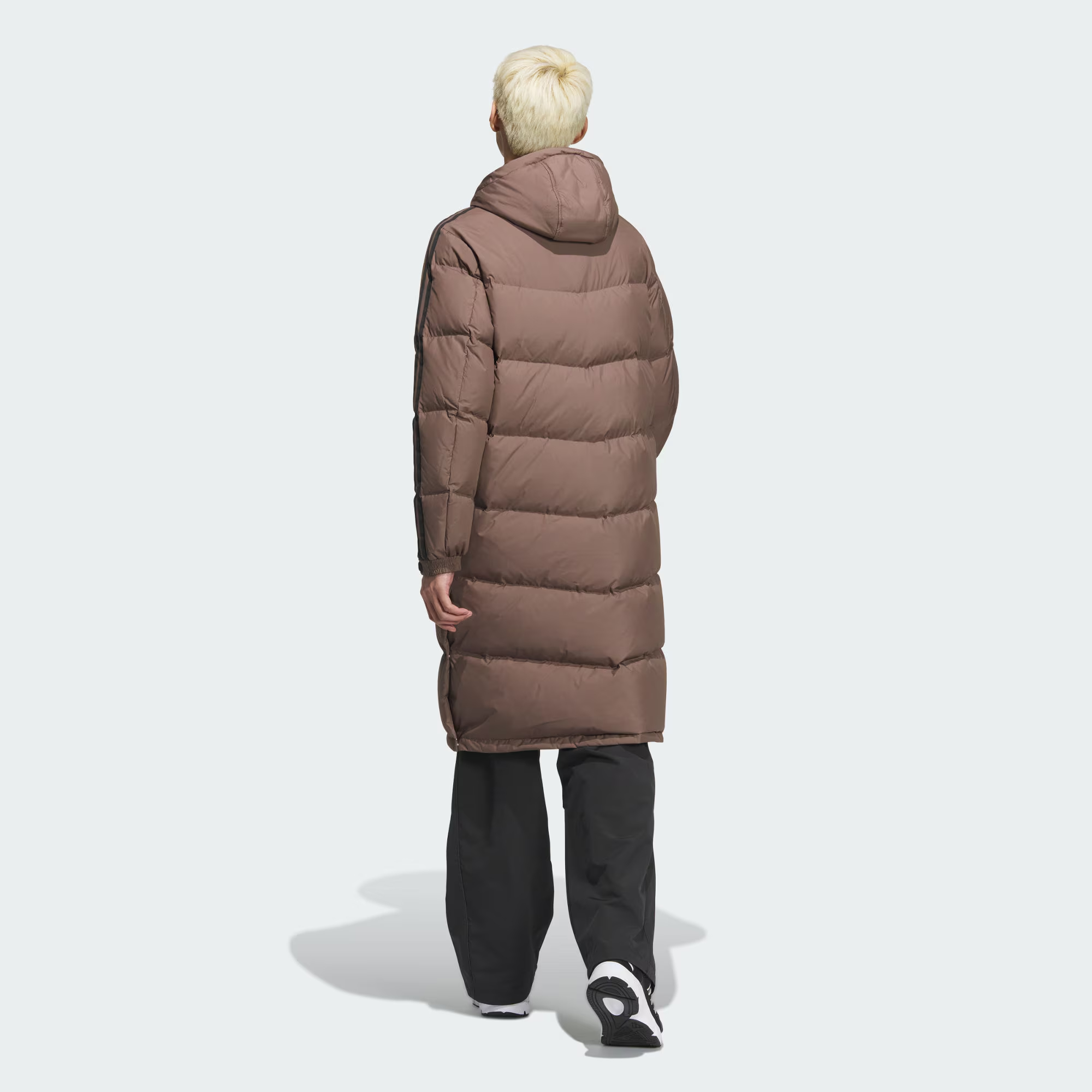 Длинное пуховик Unisex Stratum Темный Землисто-Коричневый Adidas — фото 4