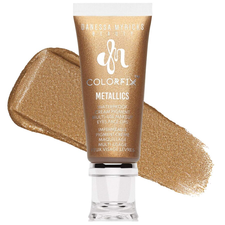 

Colorfix - многофункциональный водостойкий жидкий пигмент для глаз, щек и губ. Danessa Myricks Beauty, 0.34 oz /10 mL, Goldmine