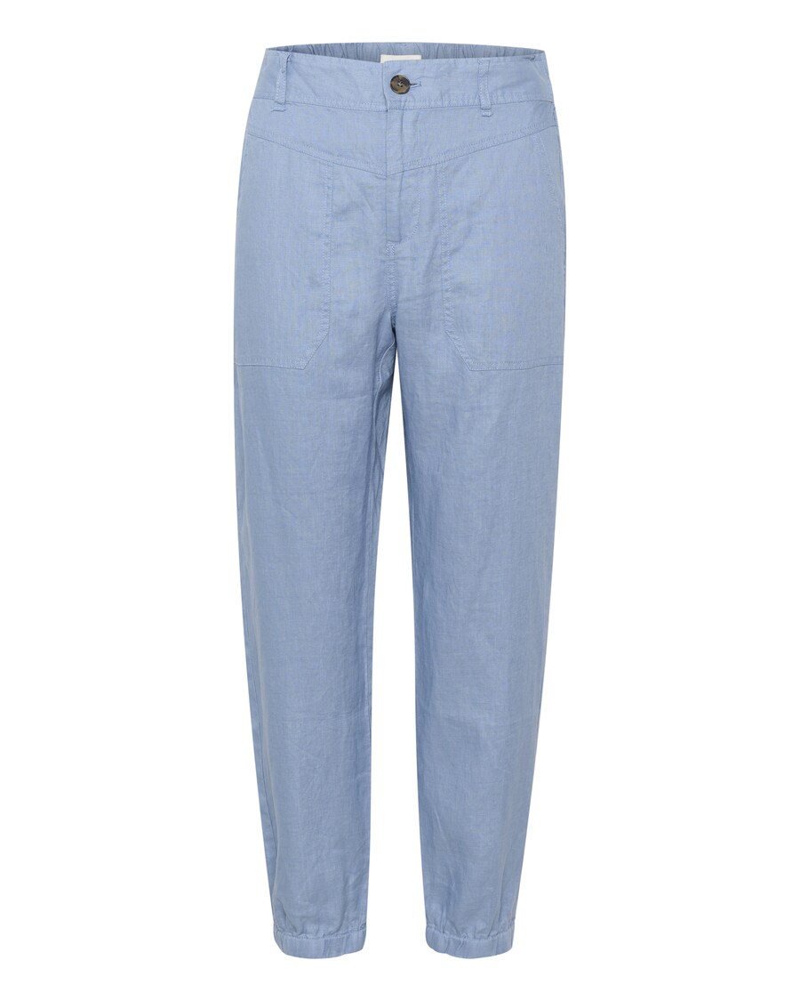 

Тканевые брюки Part Two Tapered Pants Shenas, небесно-синий