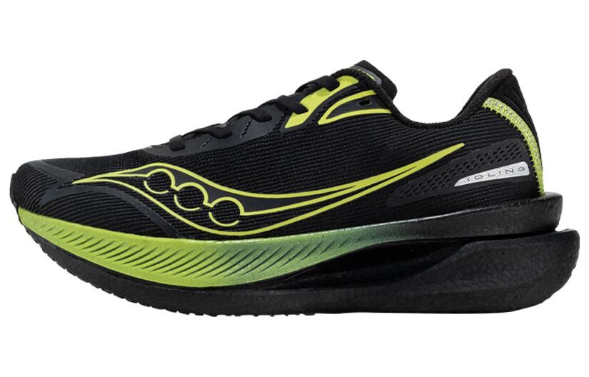 

Кроссовки для бега IDLING Cruise унисекс с низким верхом, черные/зеленые Saucony