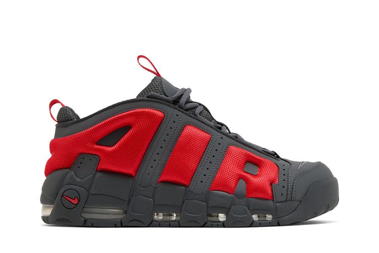 

Кроссовки Air More Uptempo Low 'Dark Grey Light Crimson', серый