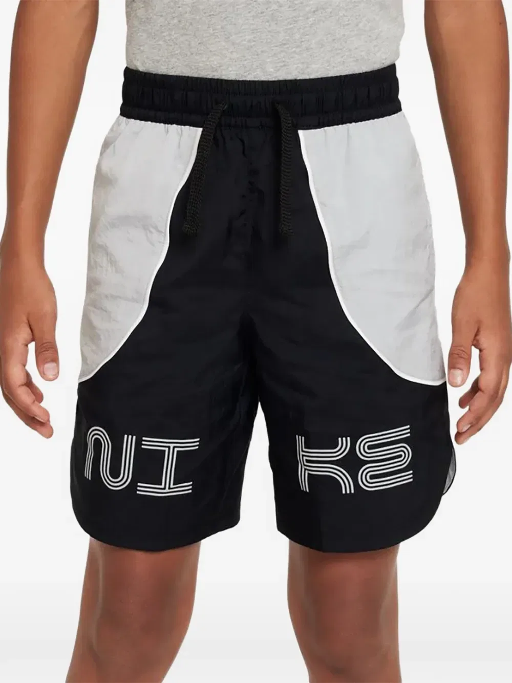 Шорты с логотипом Nike Kids, черный