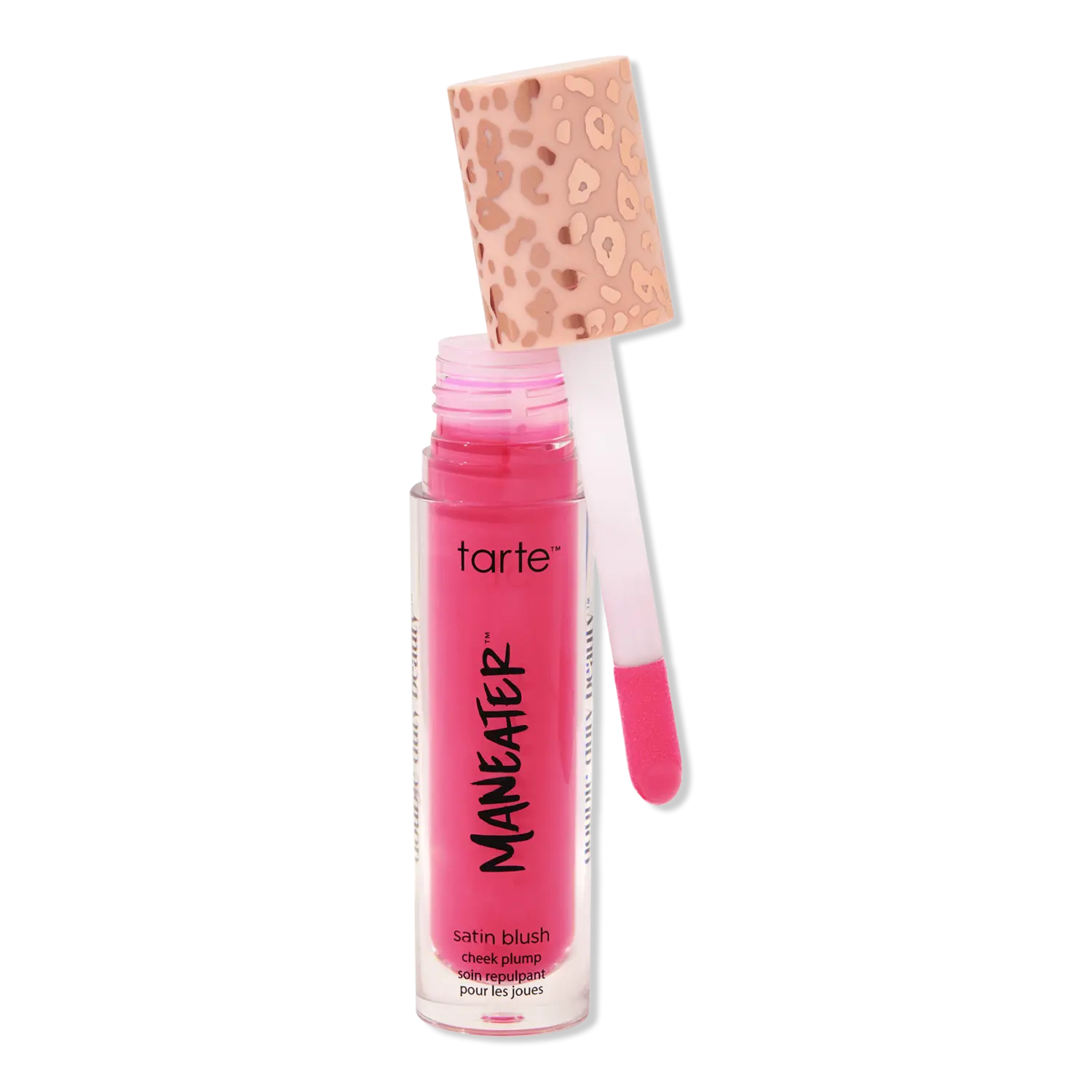 

Румяна Maneater Satin Blush Cheek Plump Tarte, Hot Pink