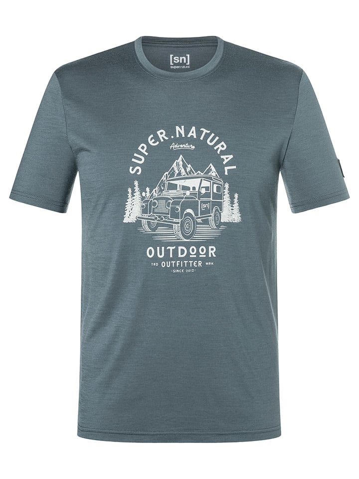 

Super.natural Функциональная рубашка "Landi Bio" синего цвета