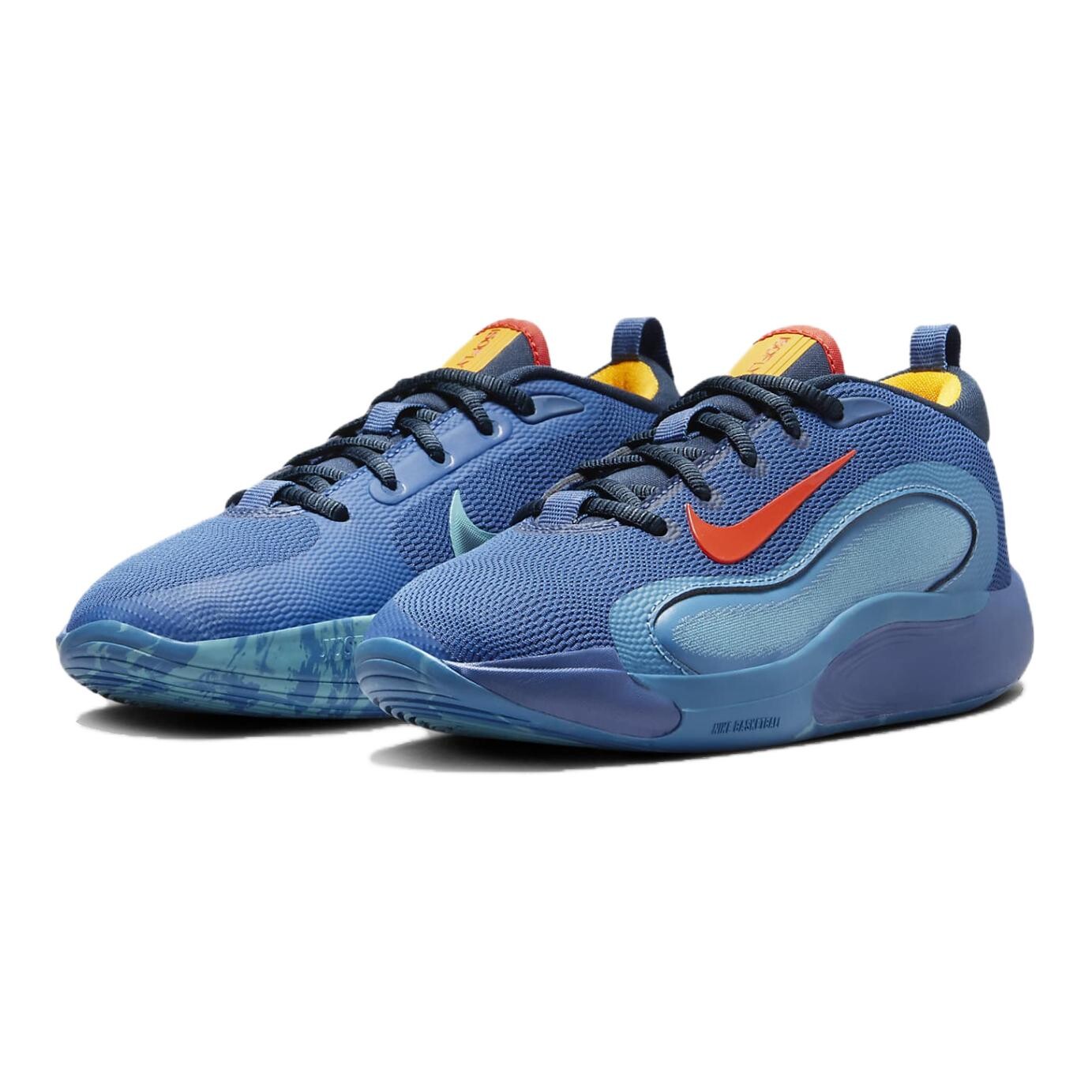Детские баскетбольные кроссовки ISOFLY GS Low-top Blue Nike, синий — фото 2