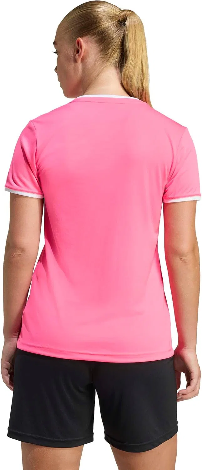Футболка женская adidas Solar Pink/White — фото 3