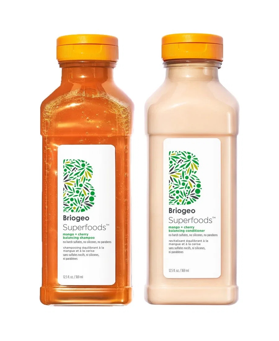 Набор из 2 предметов: шампунь и кондиционер Superfoods Mango + Cherry Balancing Briogeo