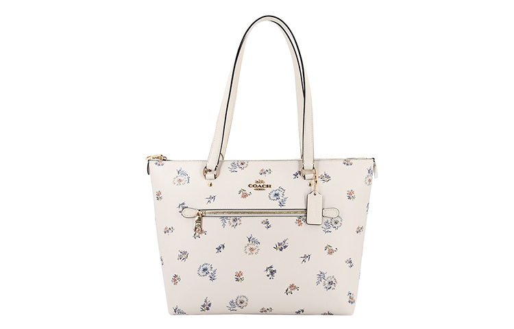 

COACH Сумка через плечо Gallery Leather среднего размера женская белая