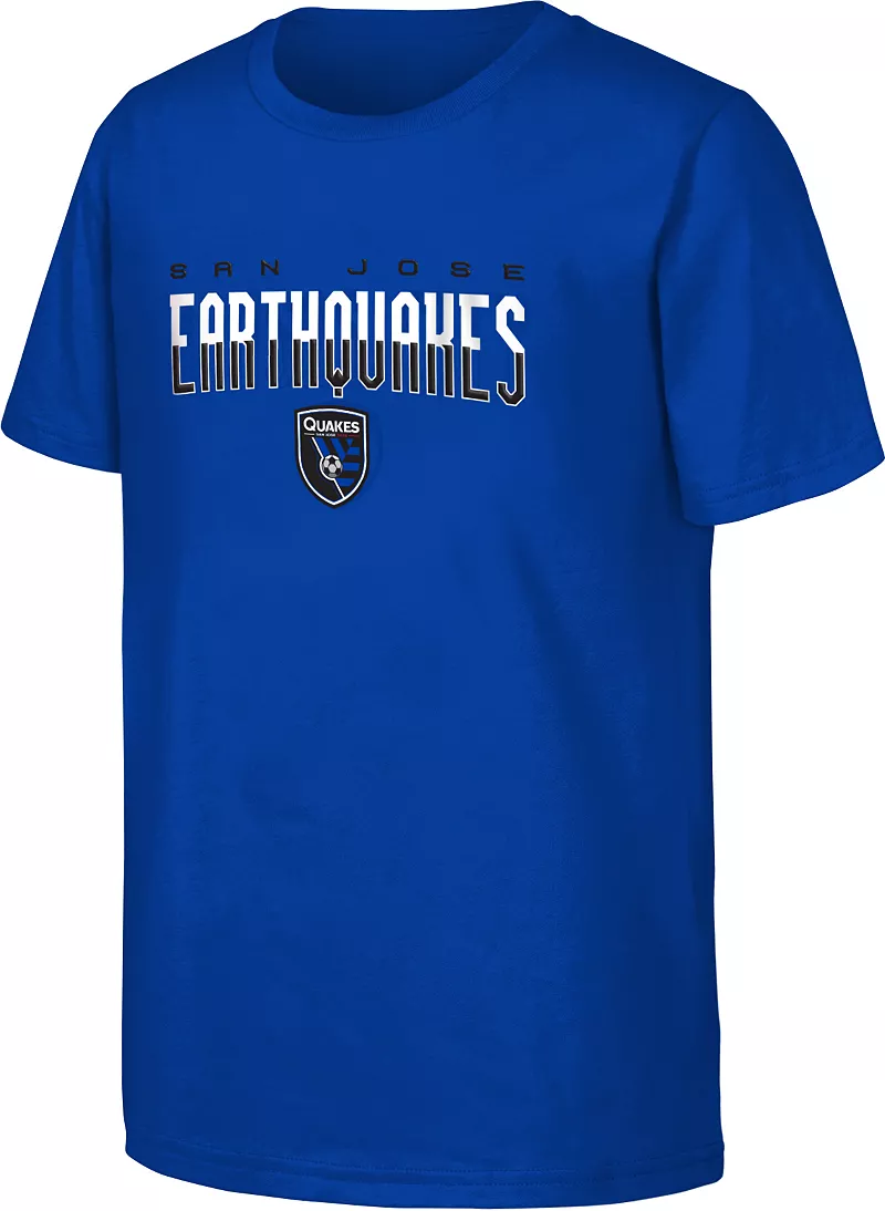 

Синяя футболка защитника молодежной команды MLS San Jose Earthquakes Outerstuff