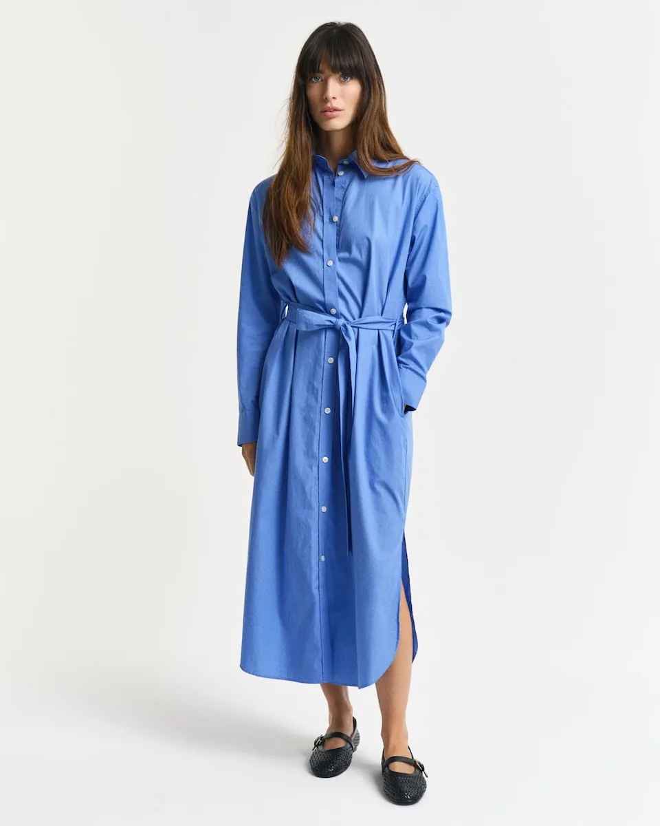 

Длинная рубашечная блузка Gant, синий