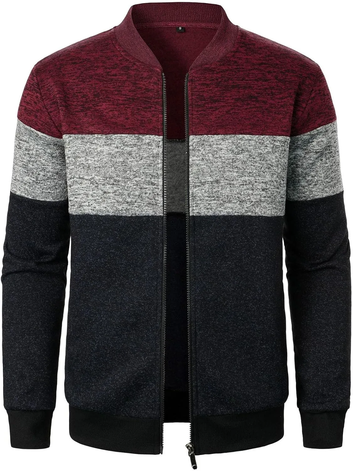 

Кардиган для мужчин V-образным вырезом с длинными рукавами и кабельной вязкой